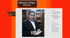 Desktop Screenshot of abhimanyuchopra.com