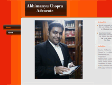 Tablet Screenshot of abhimanyuchopra.com
